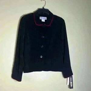 Jessica Howard Office Siren long sleeve Women blazer black top
